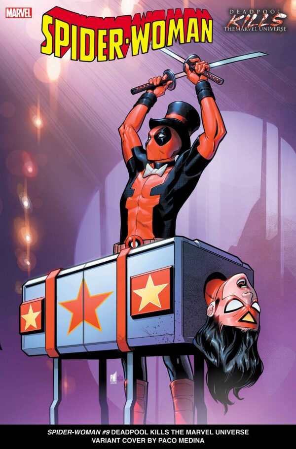 Spider-woman #9 Medina Deadpool Kills Marvel Universe Variant