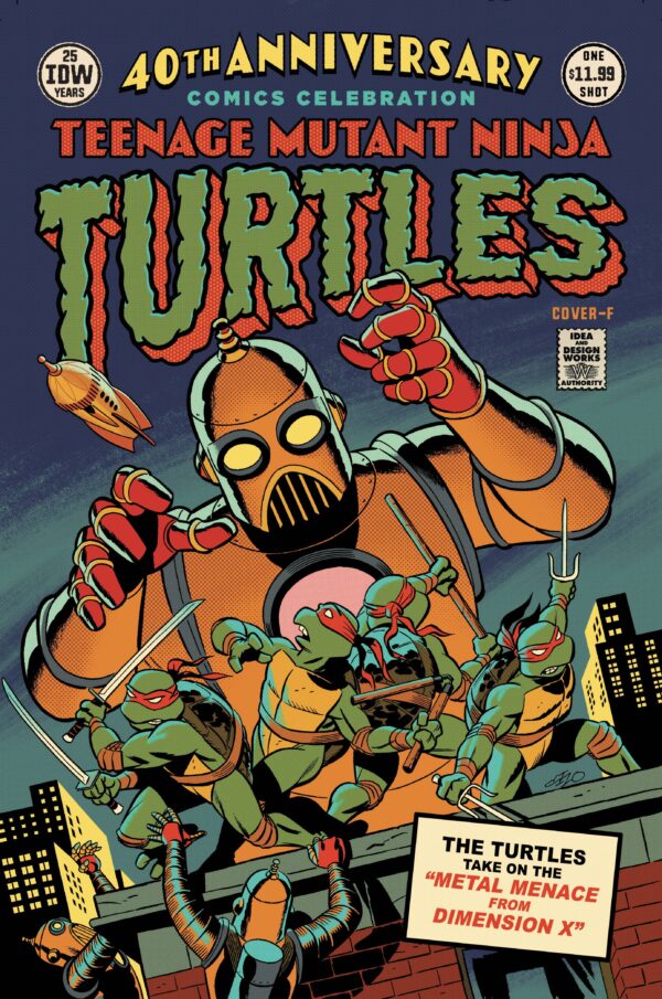 Tmnt 40th Anniversary Celebration #1 Cover F Cho