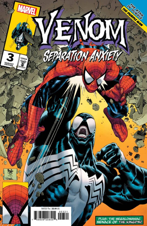 Venom Separation Anxiety #3 Paulo Siqueira Homage Variant