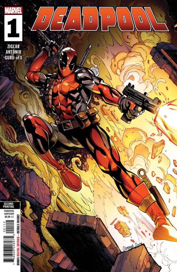 Deadpool #1 2nd Ptg Artist Tbd Variant