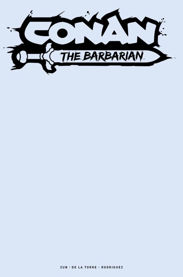 Conan Barbarian #13 Cover G Color Blank Sketch (Mr)